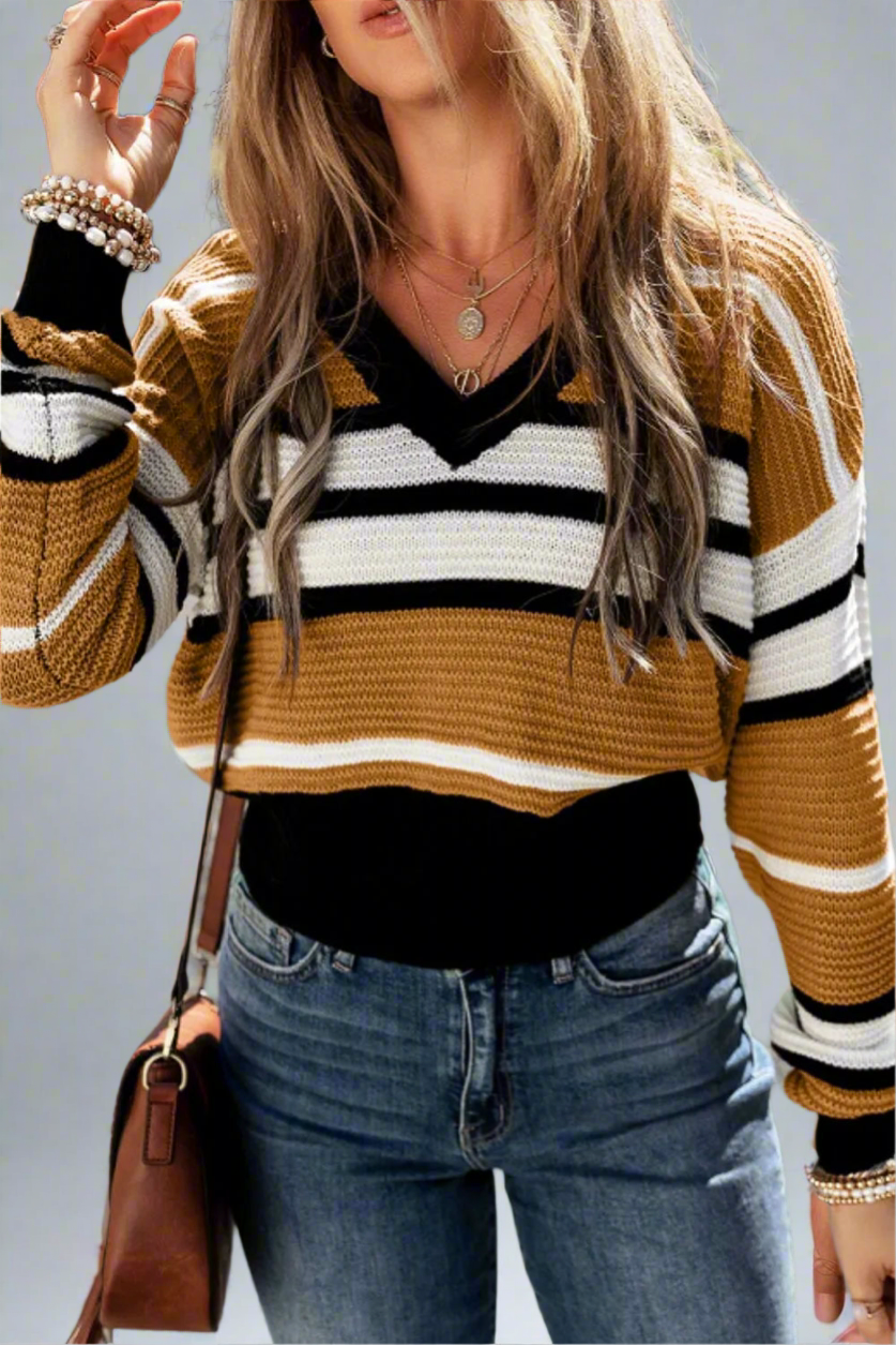 Golden Hour Striped Sweater