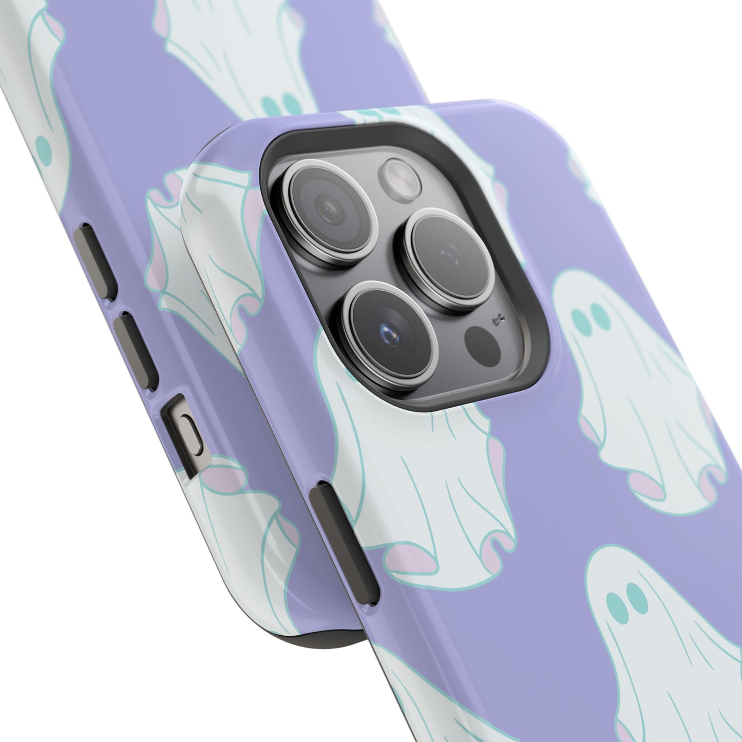 Ghost-Themed Impact-Resistant Phone Case