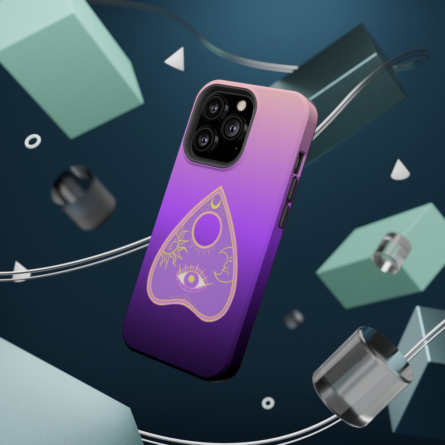 Purple Gradient with Planchette and Celestial Design