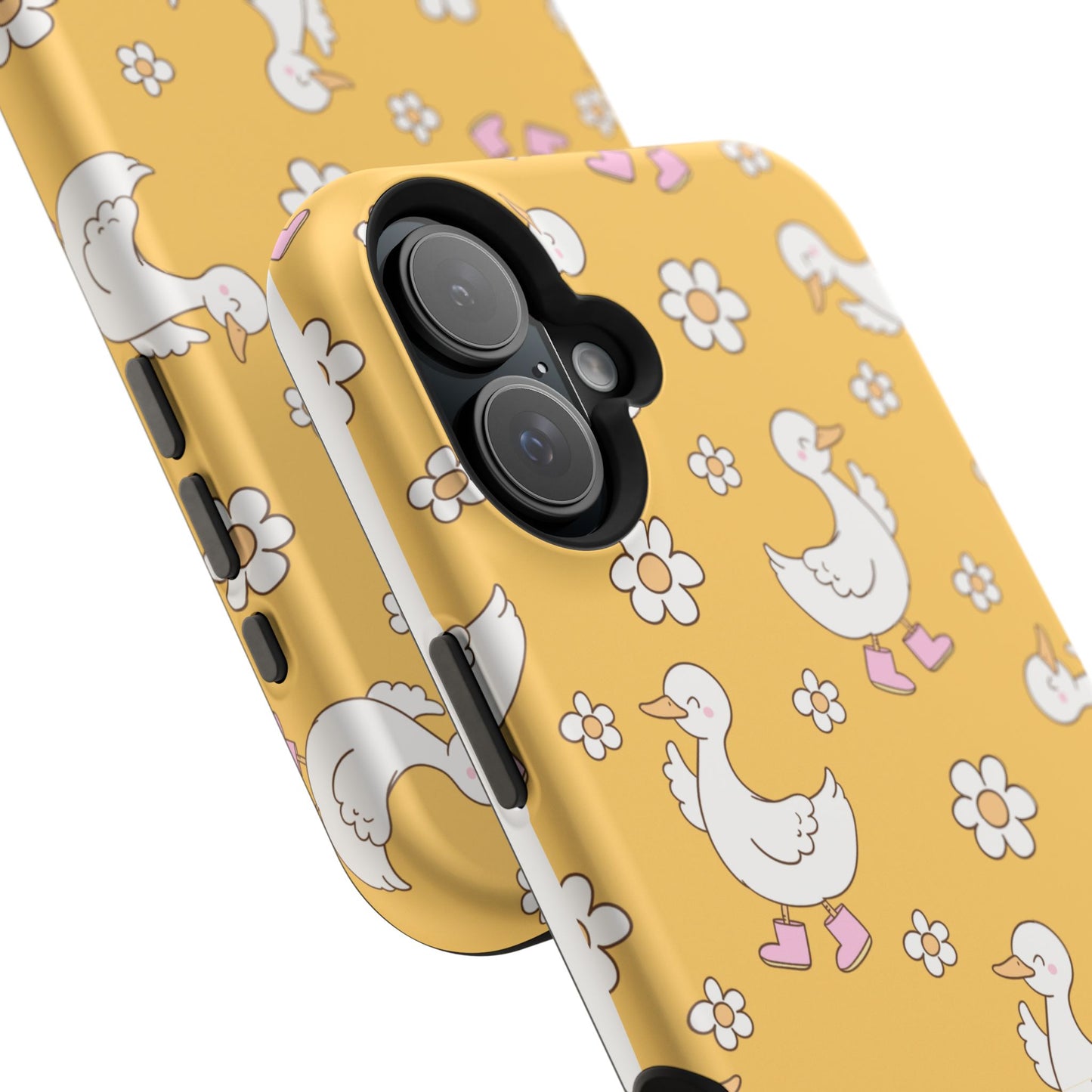 Charming Duck Pattern Magnetic Phone Case