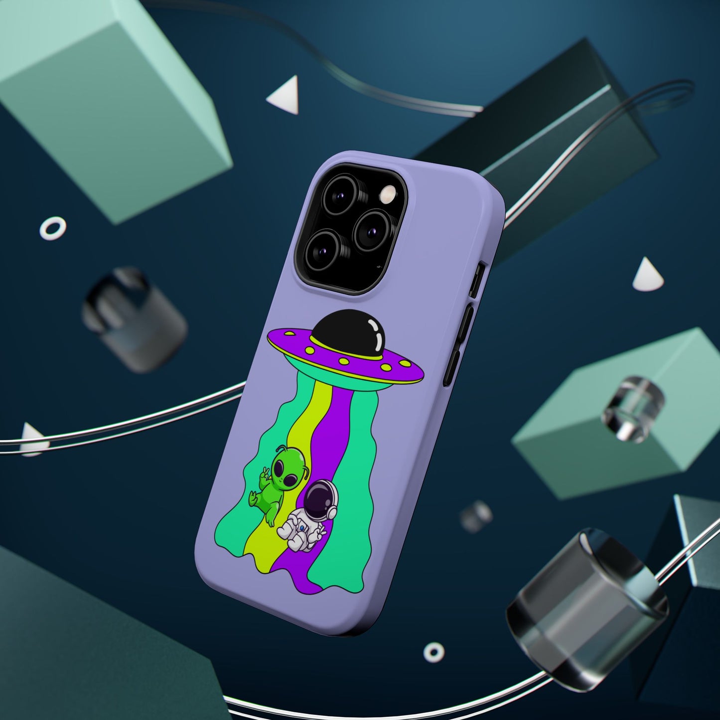 Alien and Astronaut Phone Case