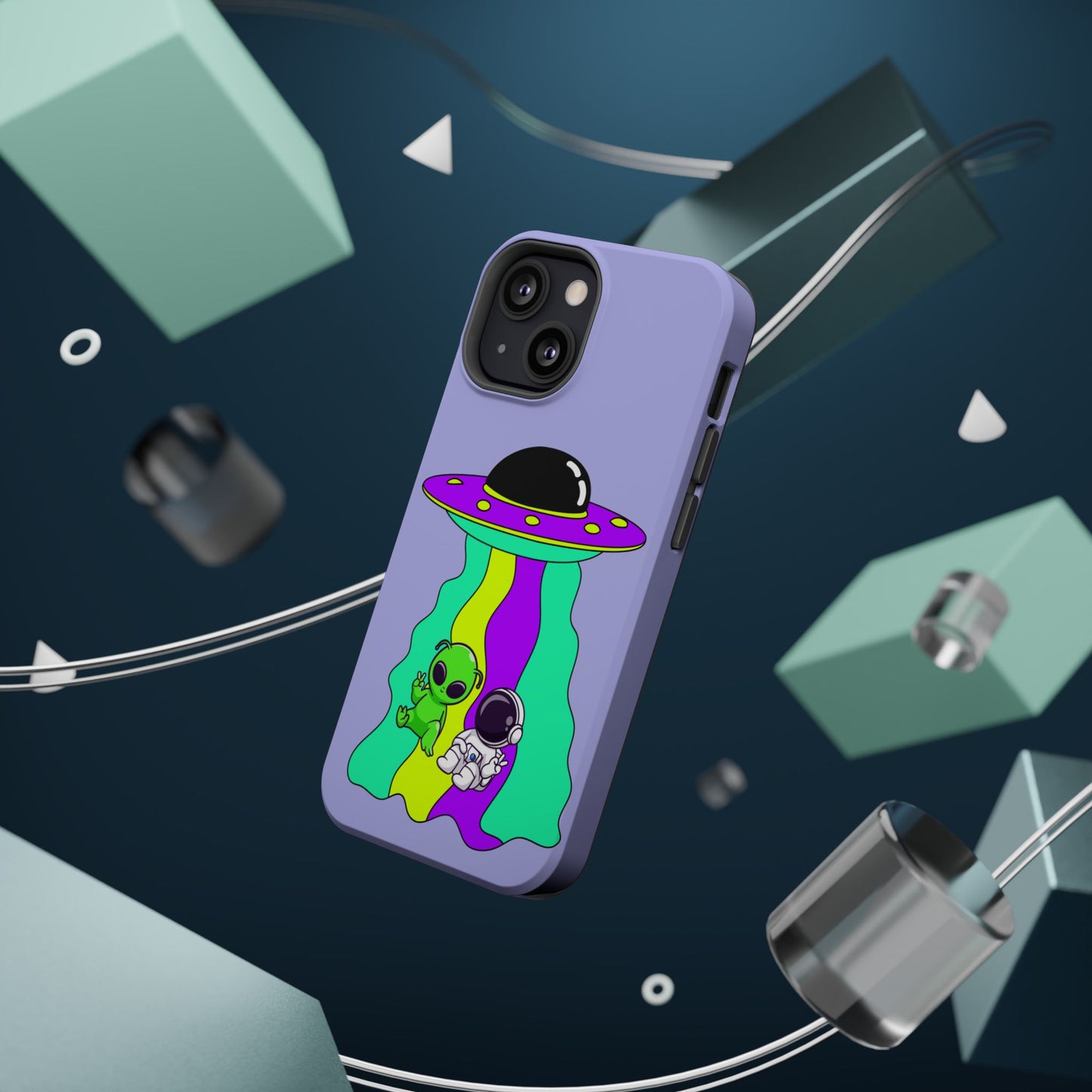 Alien and Astronaut Phone Case