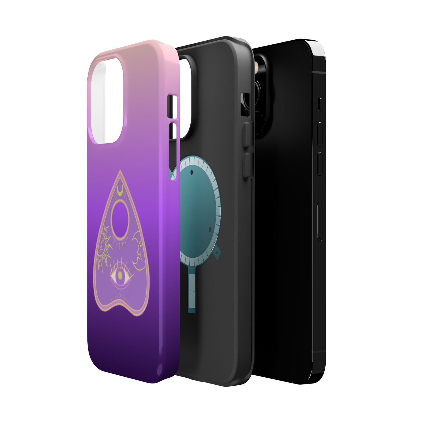 Purple Gradient with Planchette and Celestial Design