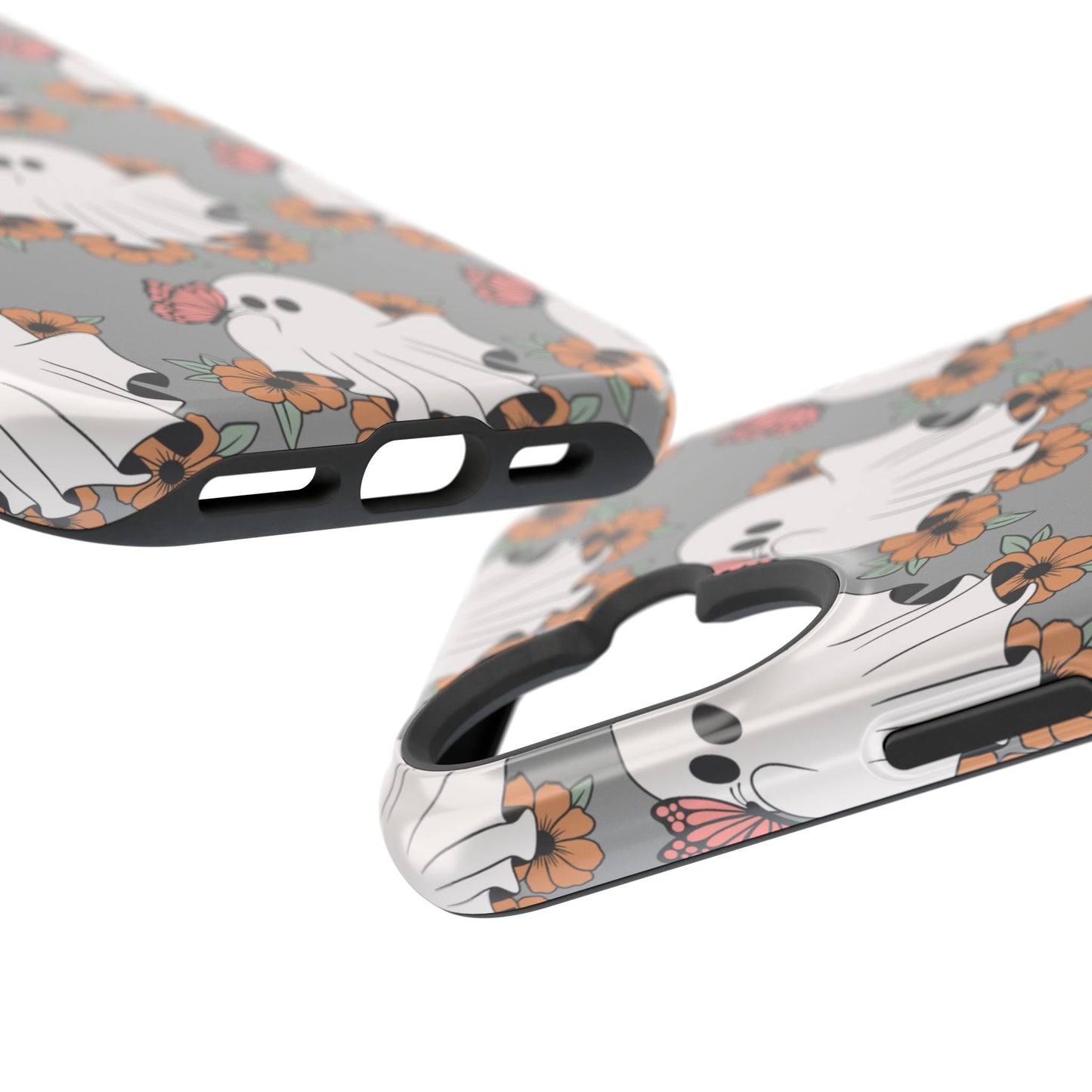 Cute Ghost Floral Phone Case
