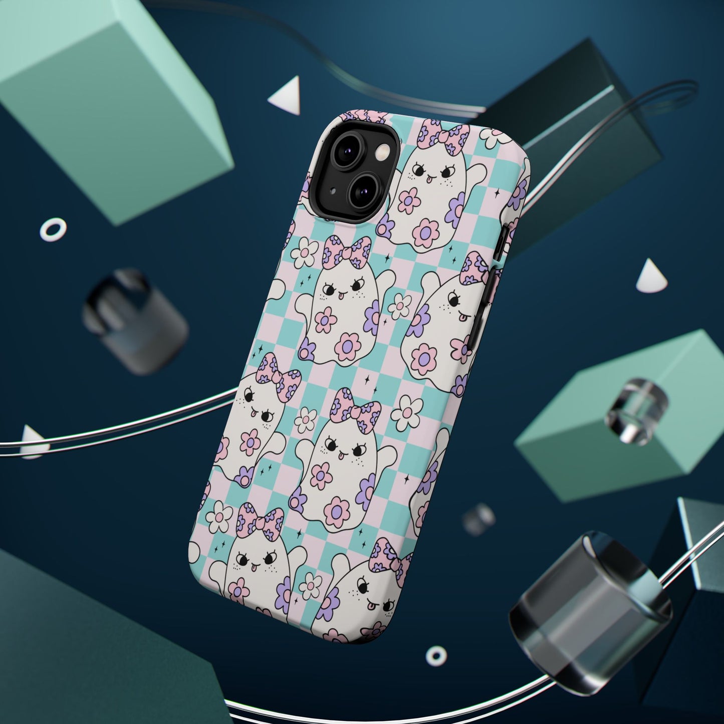 Adorable Ghost Pattern Magnetic Phone Case