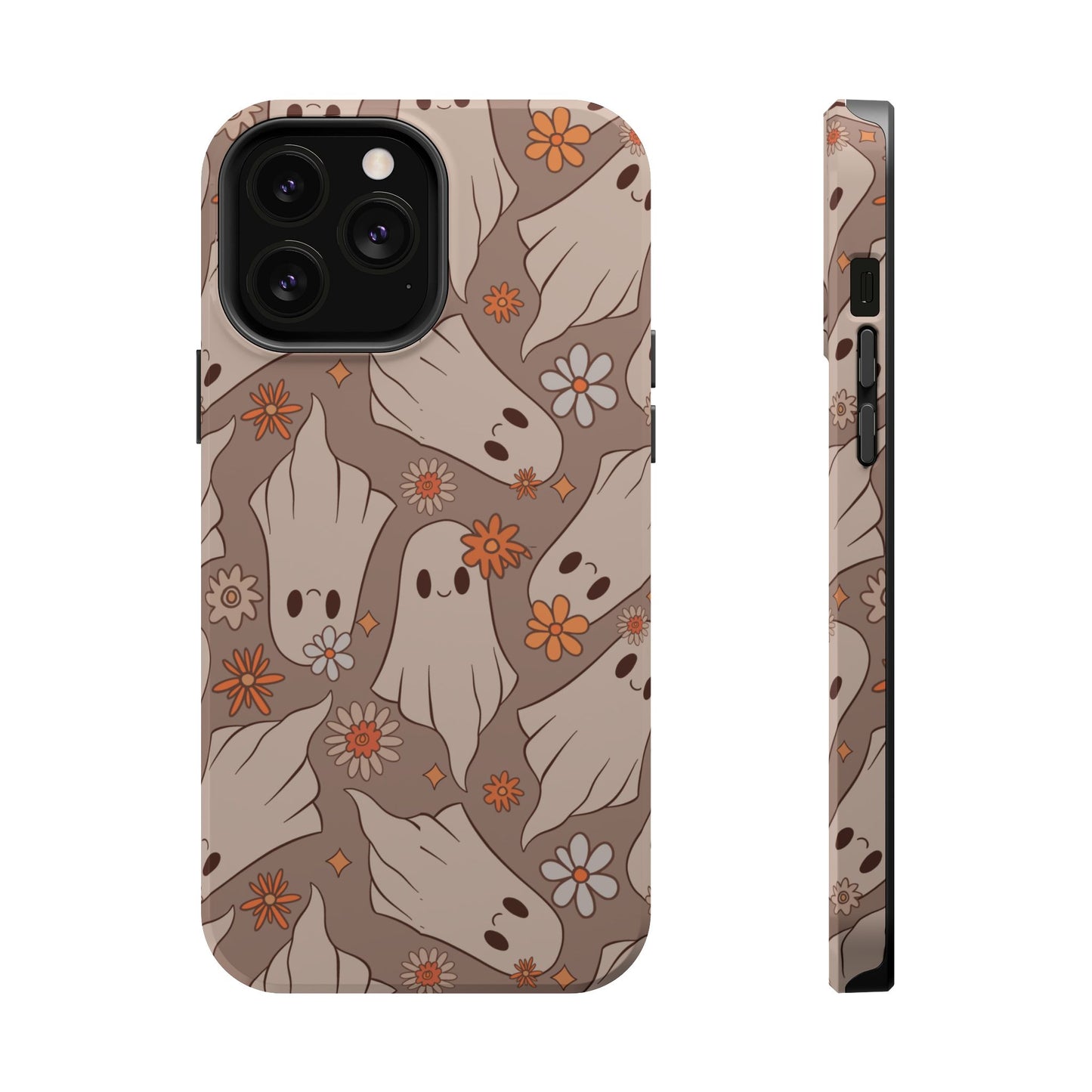 Ghostly Floral Magnetic Phone Cases