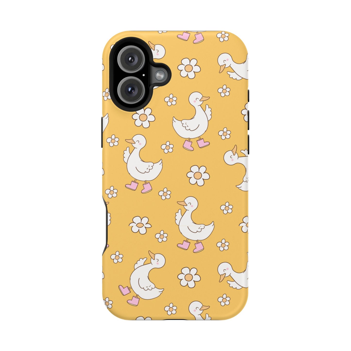 Charming Duck Pattern Magnetic Phone Case