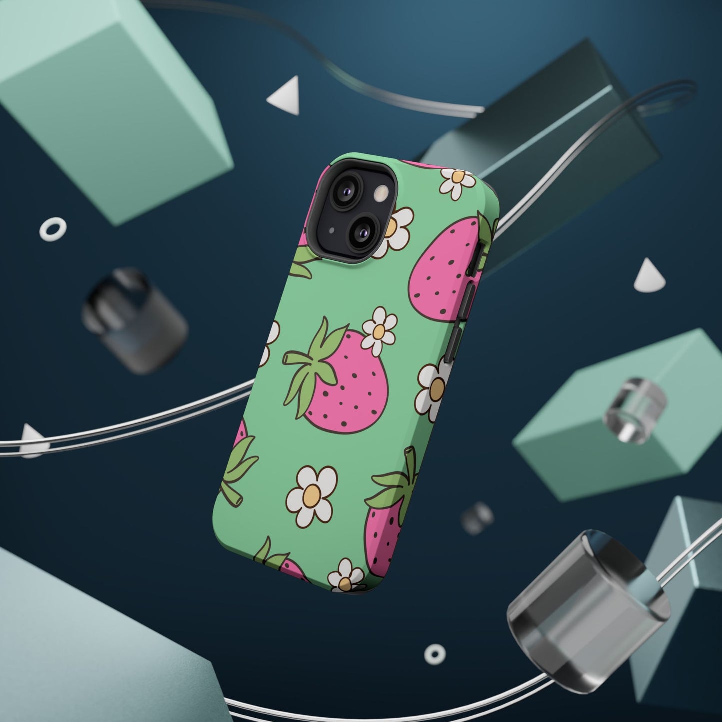 Cute Strawberry Impact-Resistant Phone Case