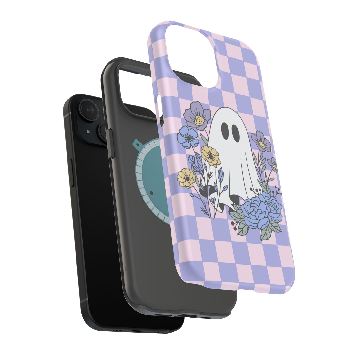 Cute Ghost Floral Phone Case