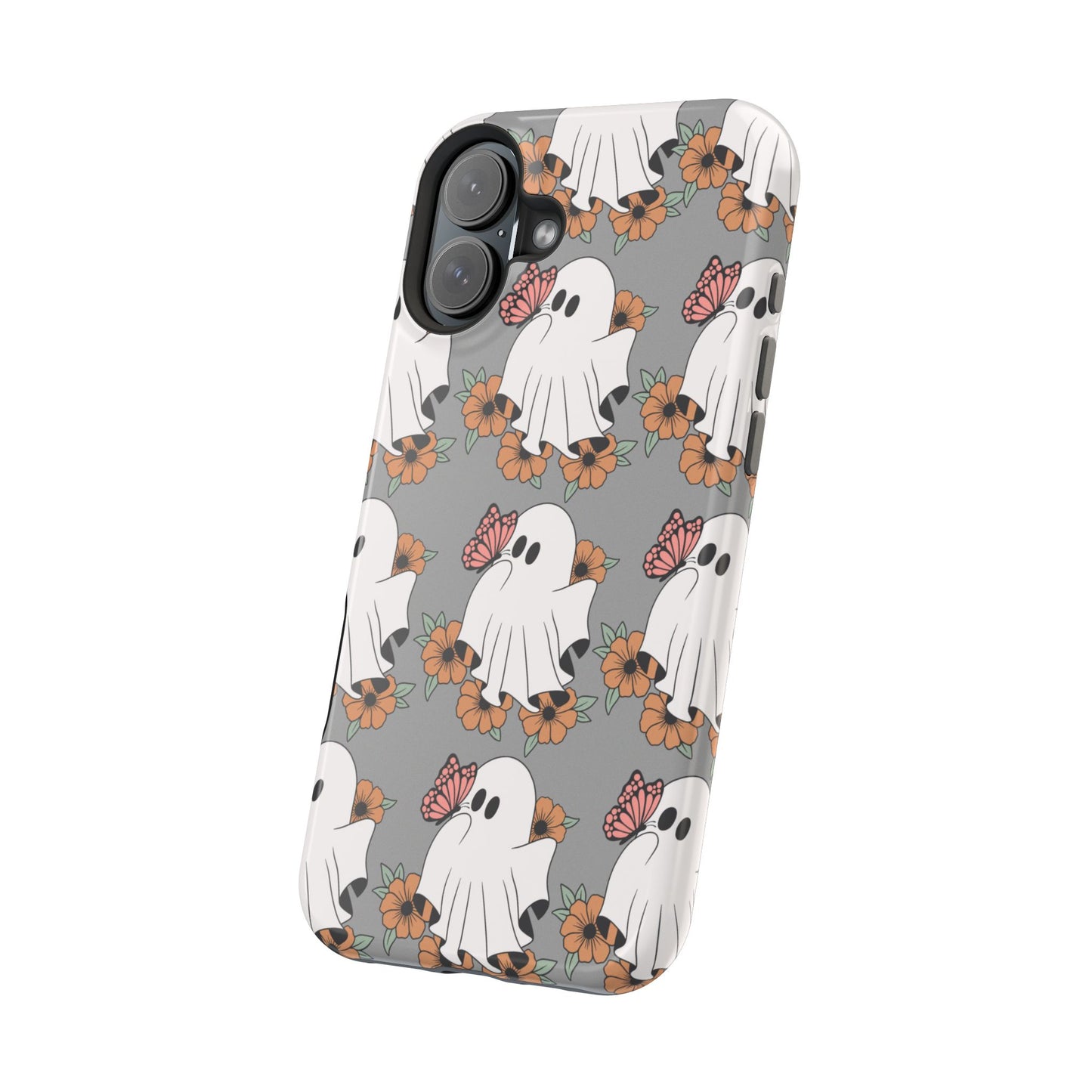 Cute Ghost Floral Phone Case