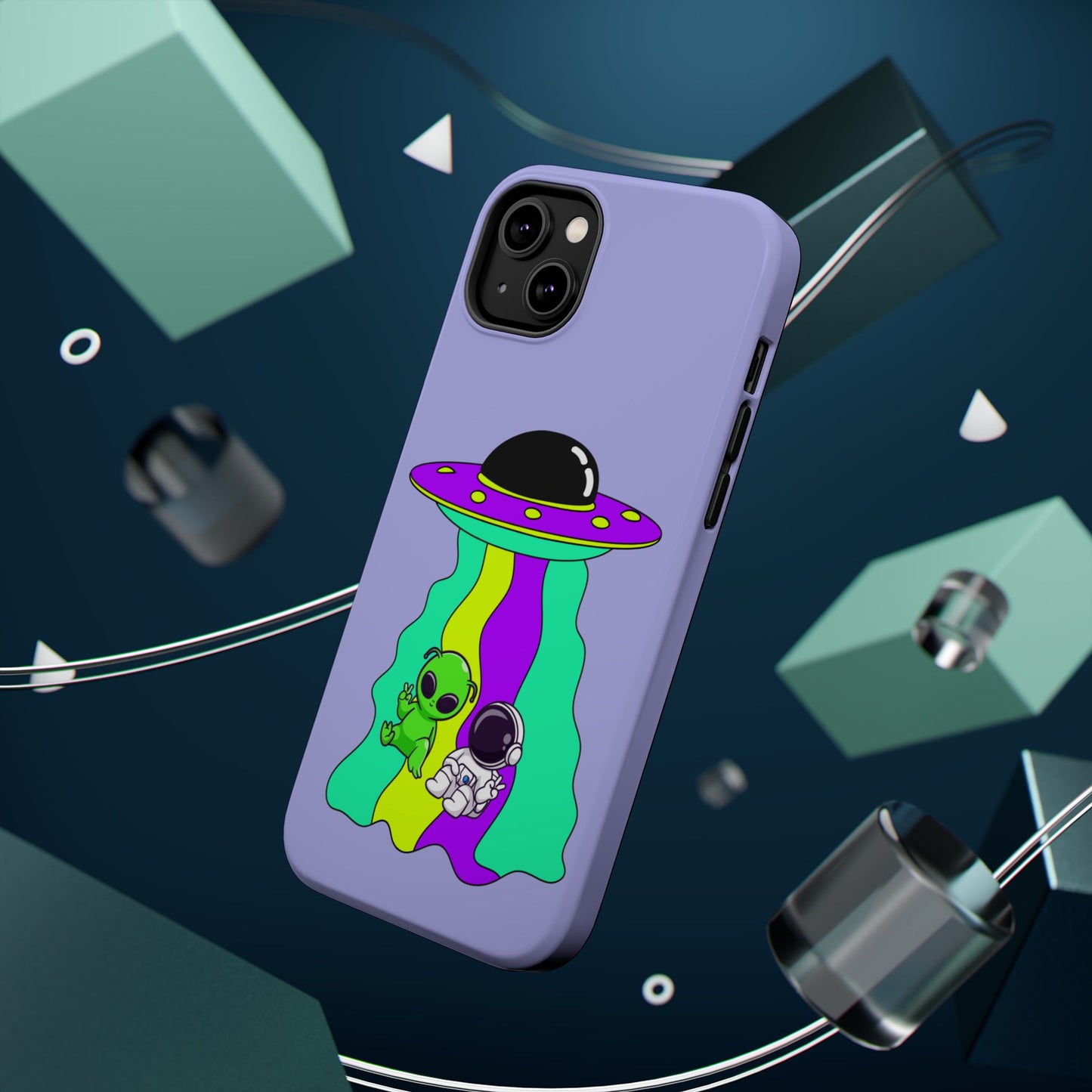 Alien and Astronaut Phone Case