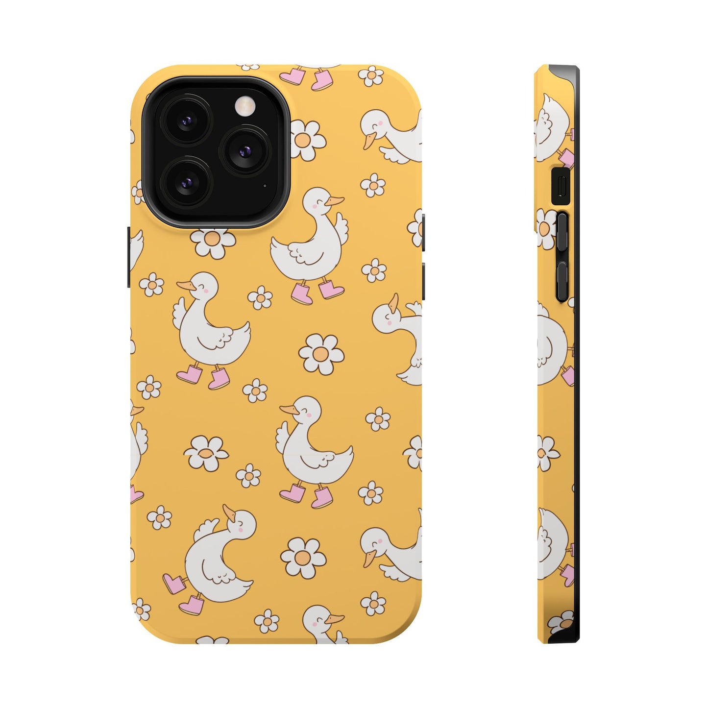 Charming Duck Pattern Magnetic Phone Case