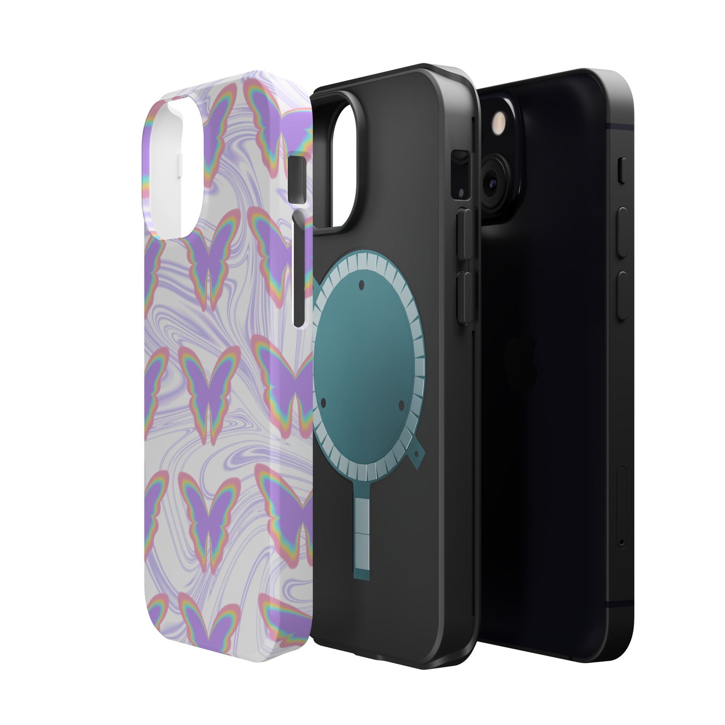 Colorful Butterfly Magnetic Phone Case