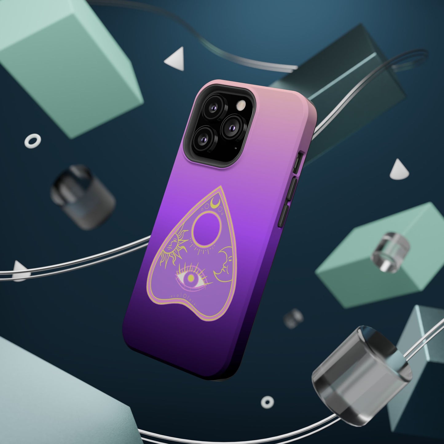Purple Gradient with Planchette and Celestial Design