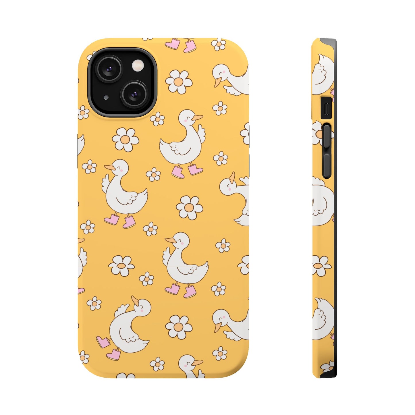 Charming Duck Pattern Magnetic Phone Case