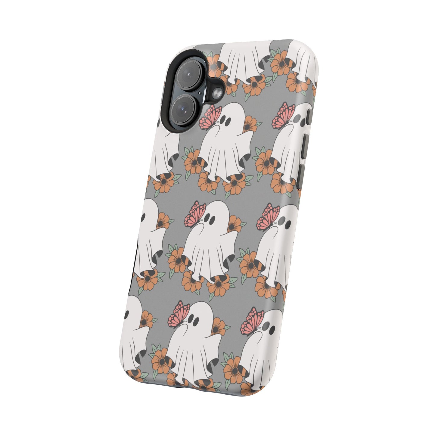 Cute Ghost Floral Phone Case