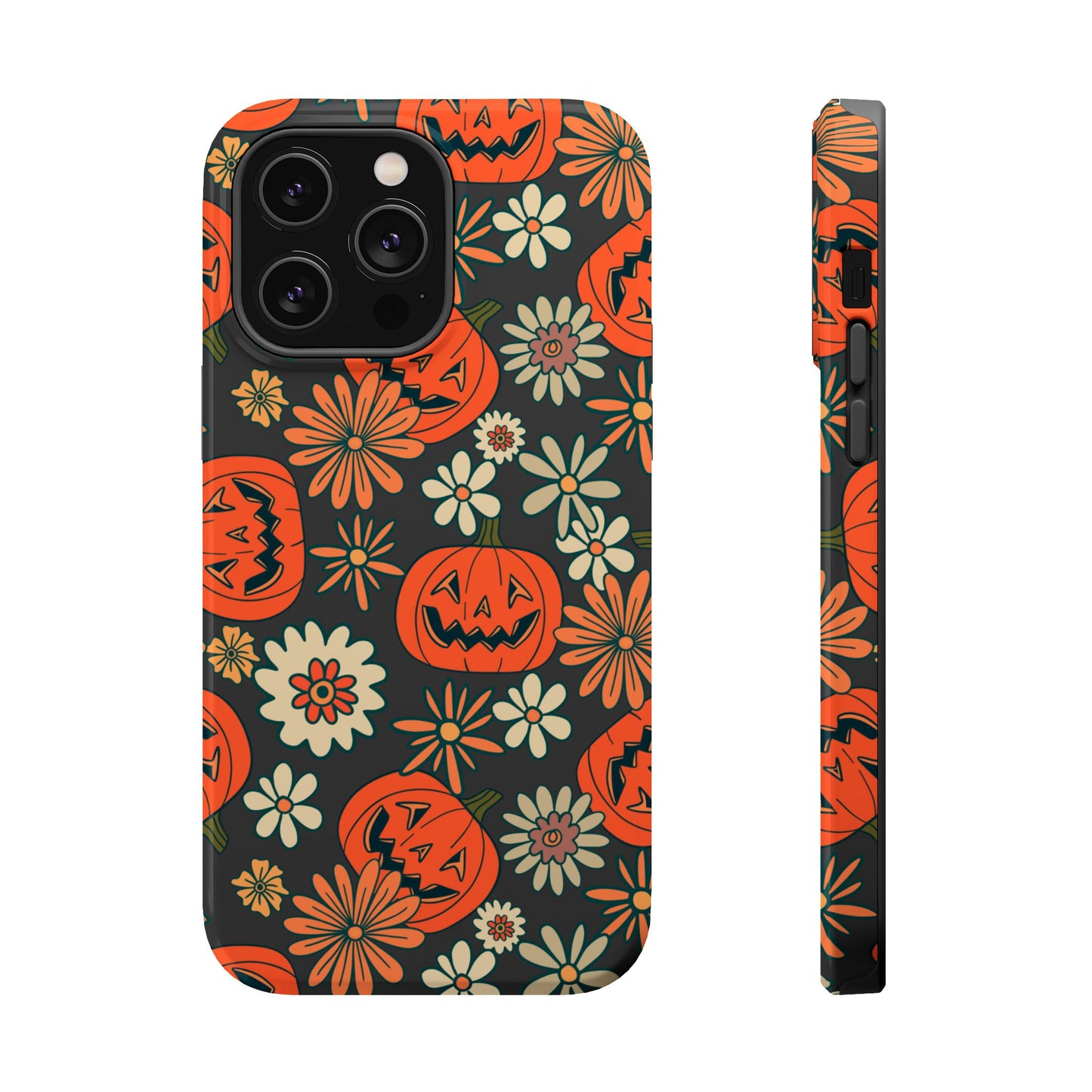 Pumpkin Floral iPhone Case