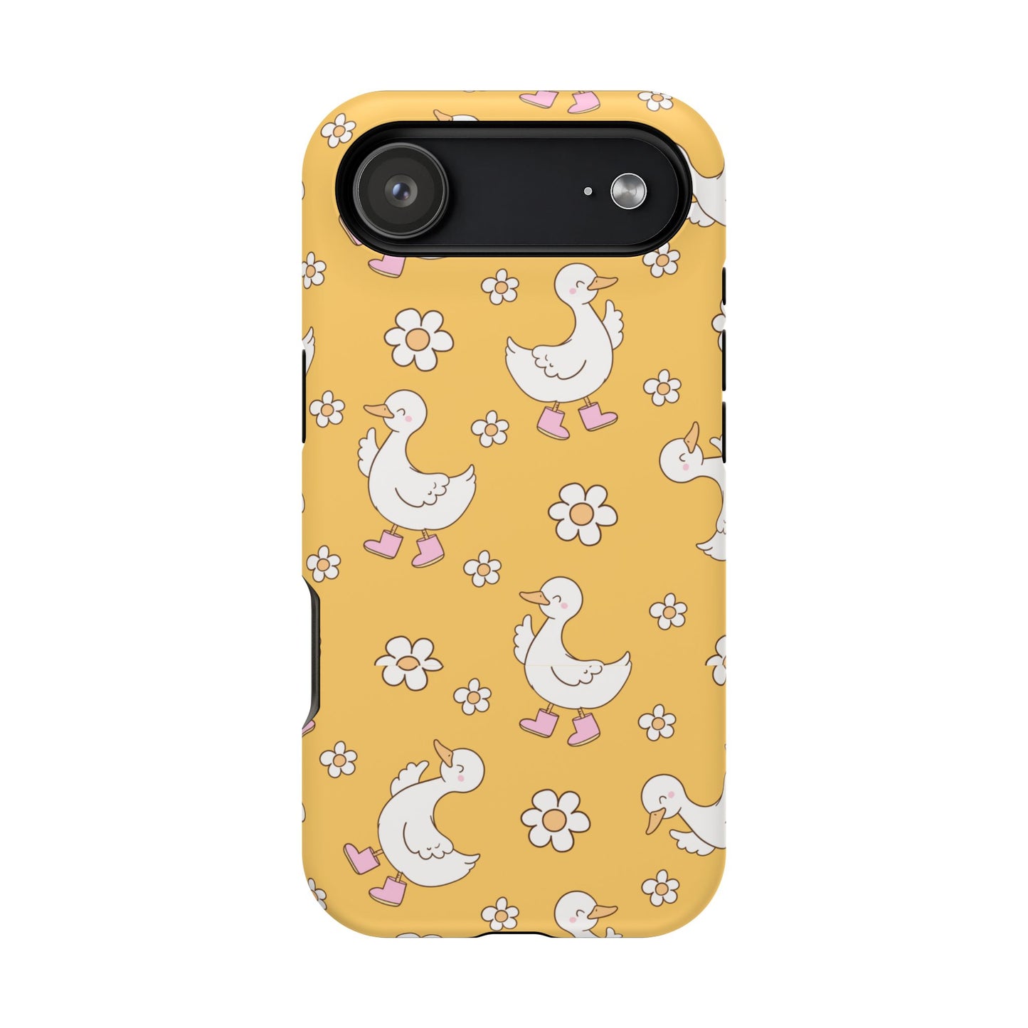 Charming Duck Pattern Magnetic Phone Case