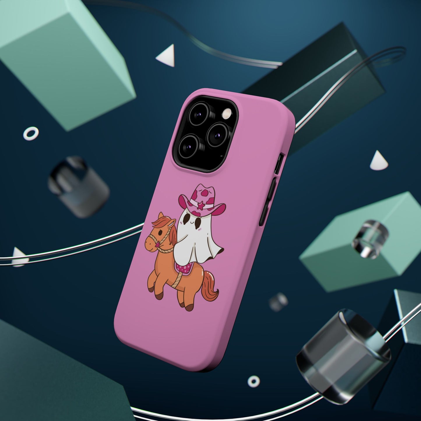 Playful Ghost Cowboy Phone Case