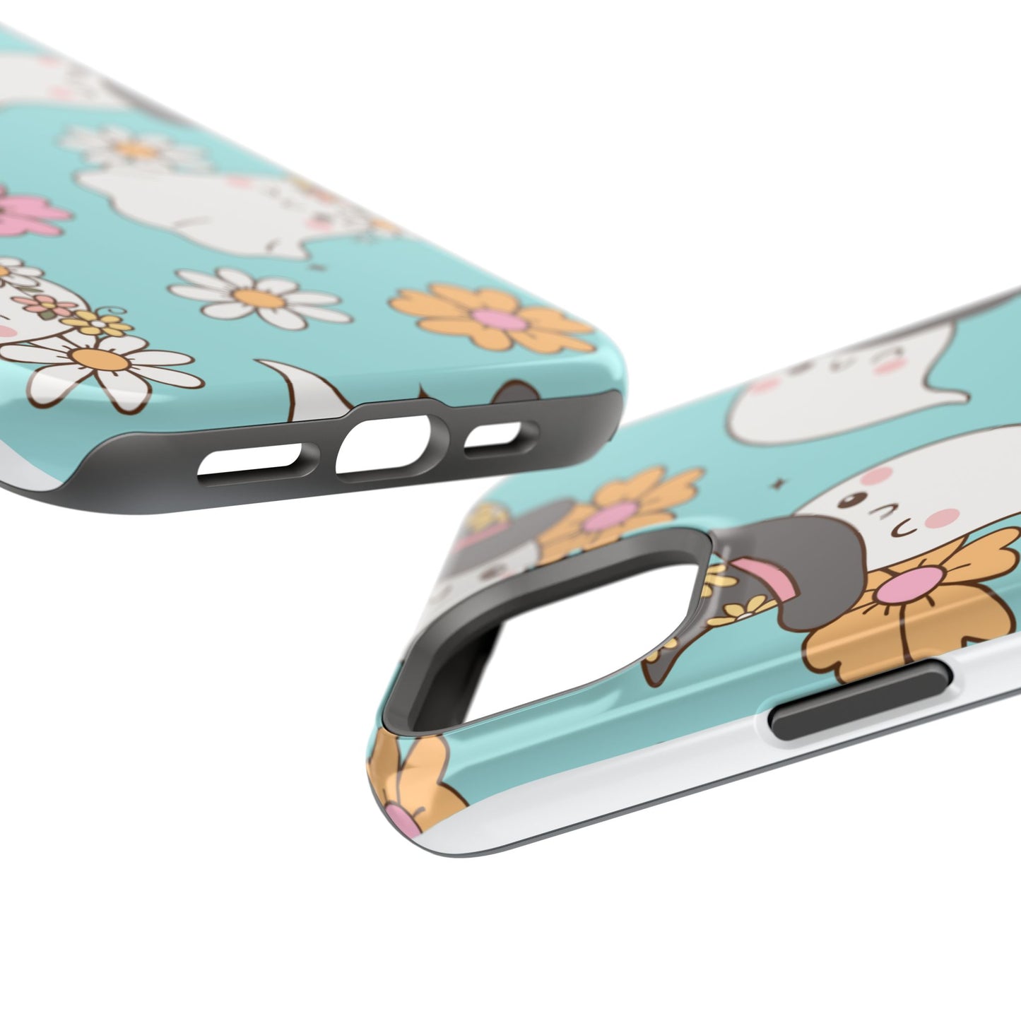 Cute Floral Ghost Magnetic Phone Case