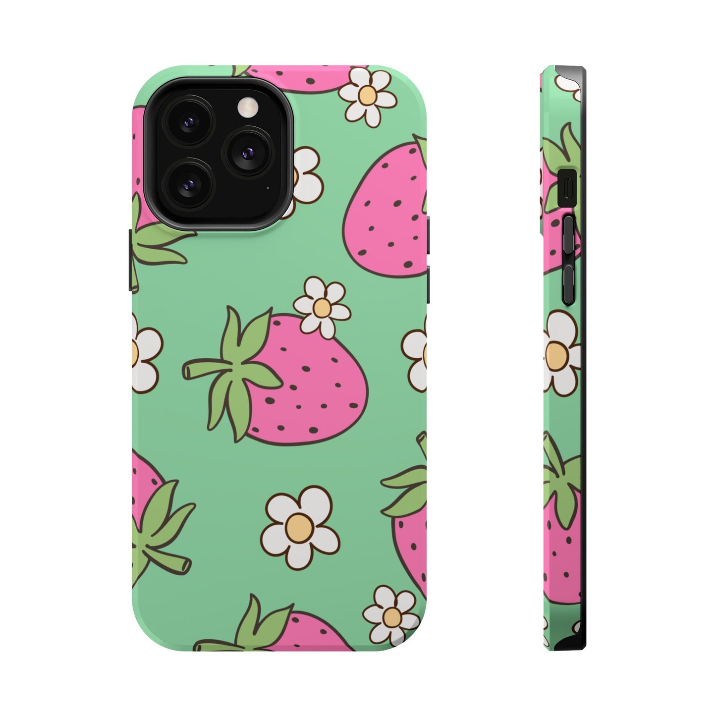 Cute Strawberry Impact-Resistant Phone Case