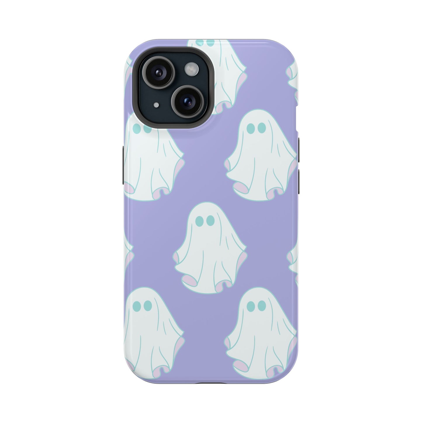 Ghost-Themed Impact-Resistant Phone Case