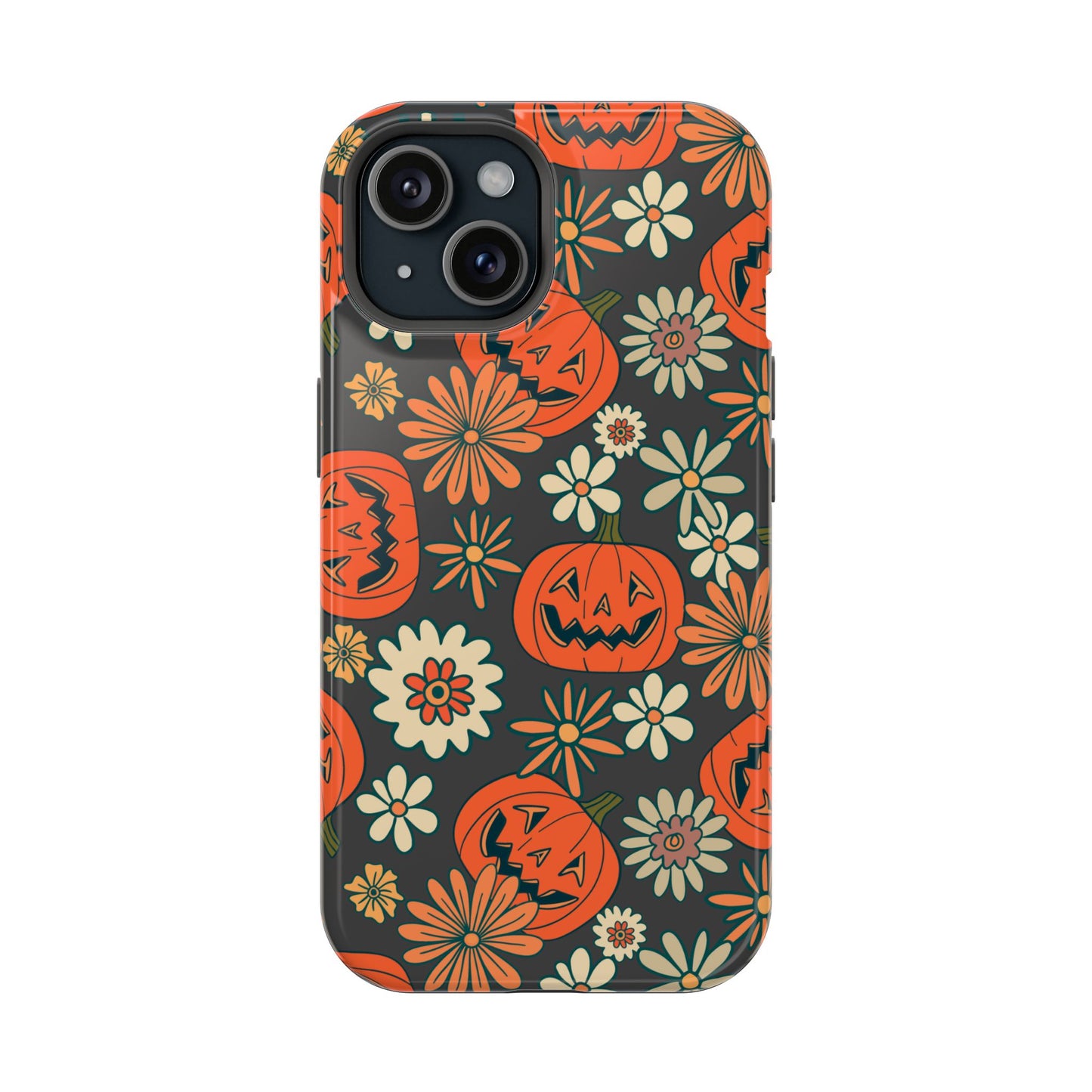 Pumpkin Floral iPhone Case