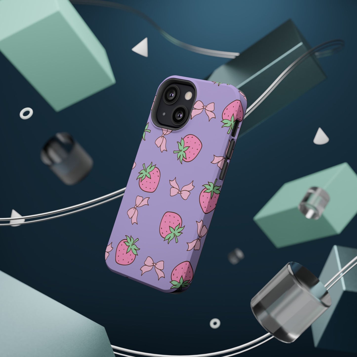 Cute Strawberry Pattern Phone Case