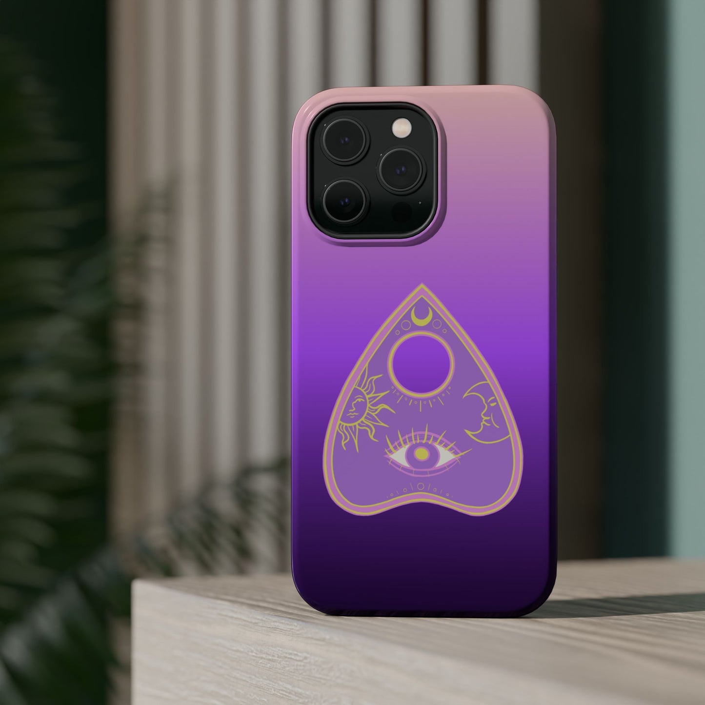 Purple Gradient with Planchette and Celestial Design