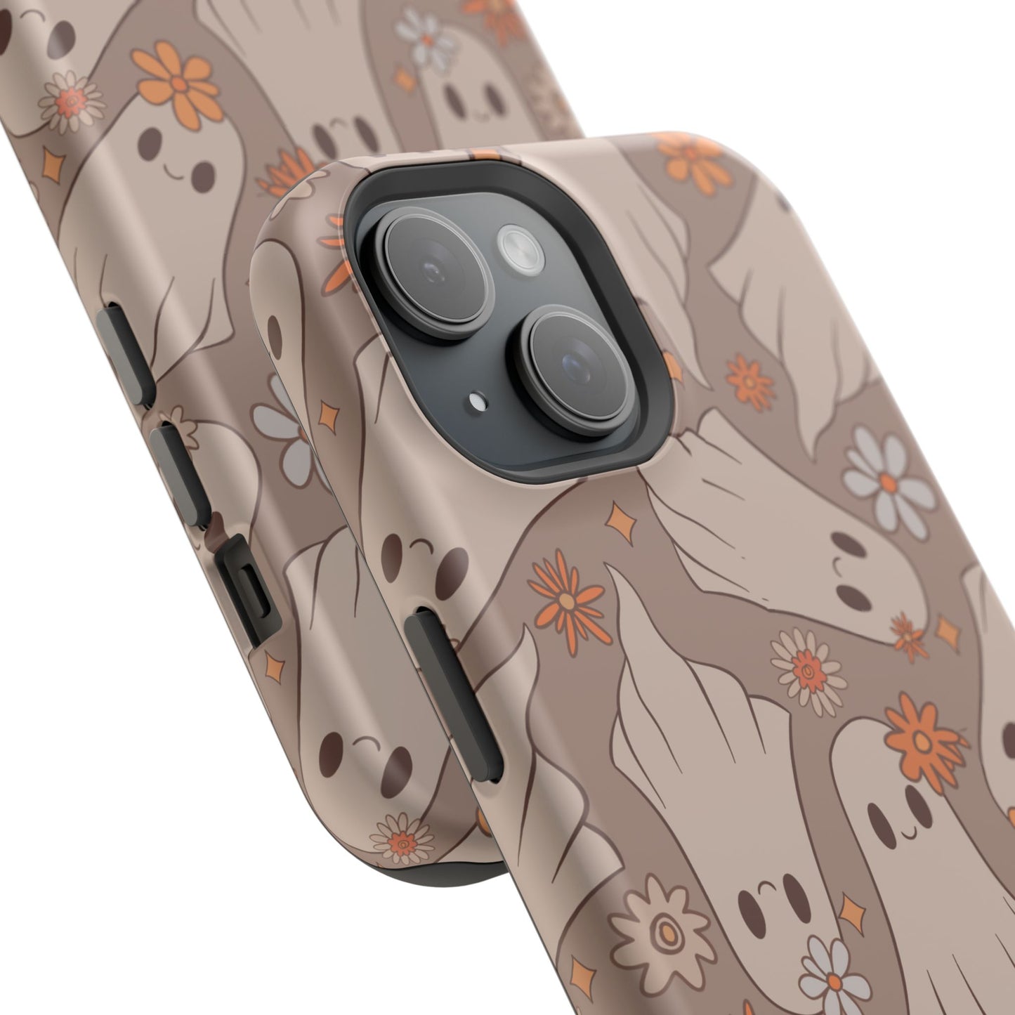 Ghostly Floral Magnetic Phone Cases