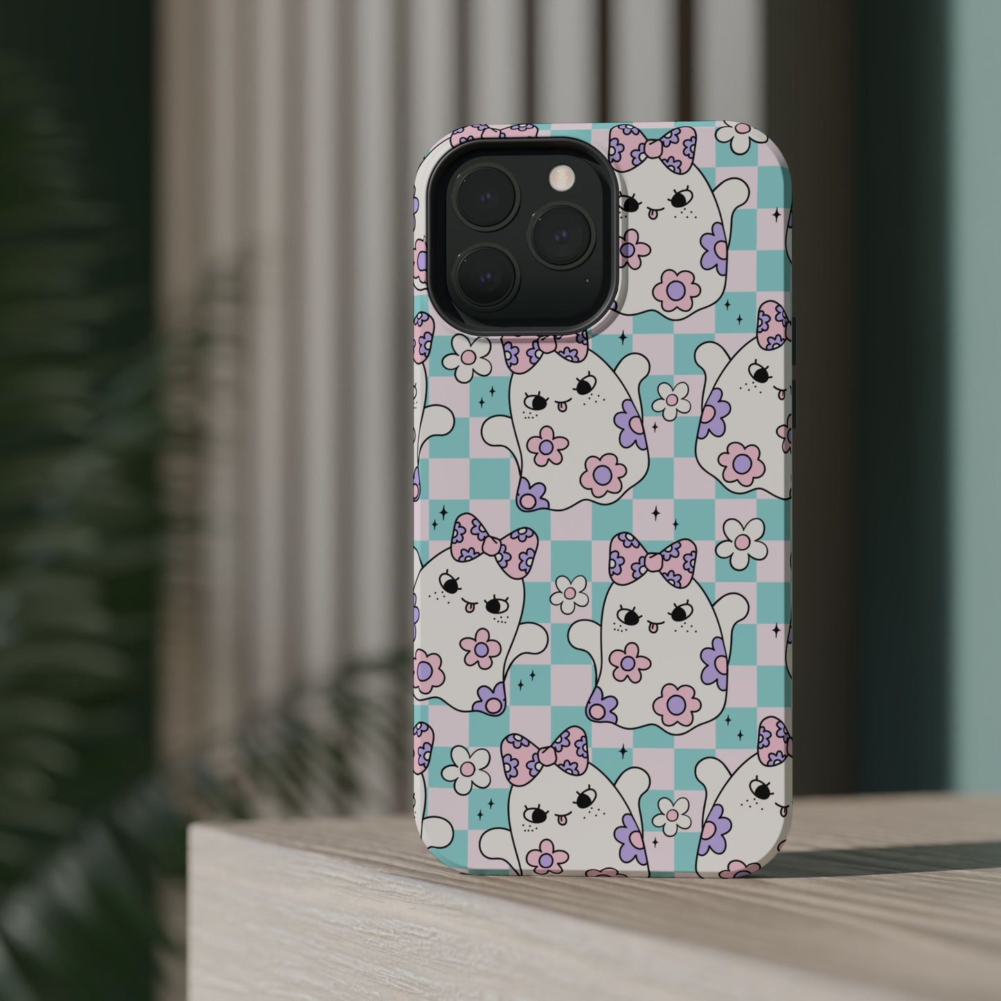 Adorable Ghost Pattern Magnetic Phone Case