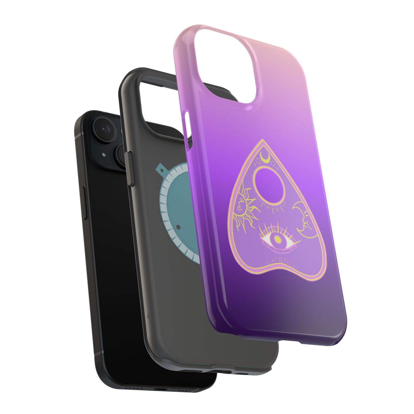 Purple Gradient with Planchette and Celestial Design