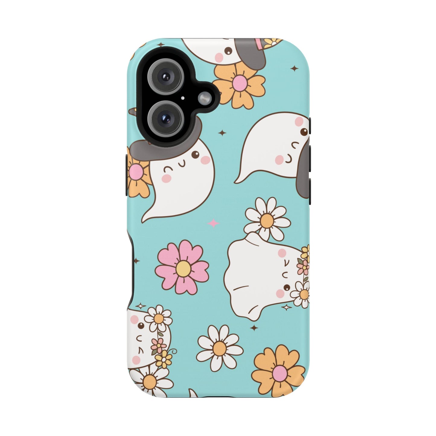 Cute Floral Ghost Magnetic Phone Case