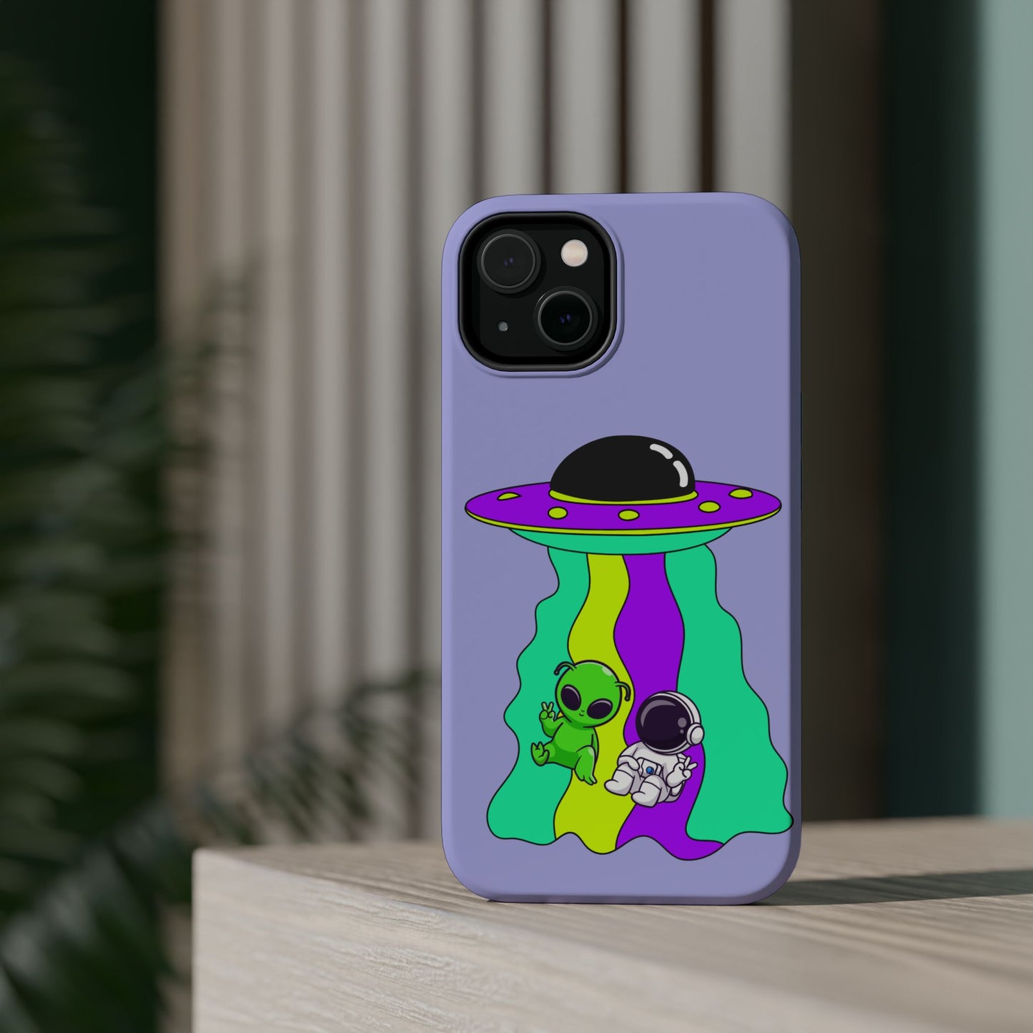 Alien and Astronaut Phone Case