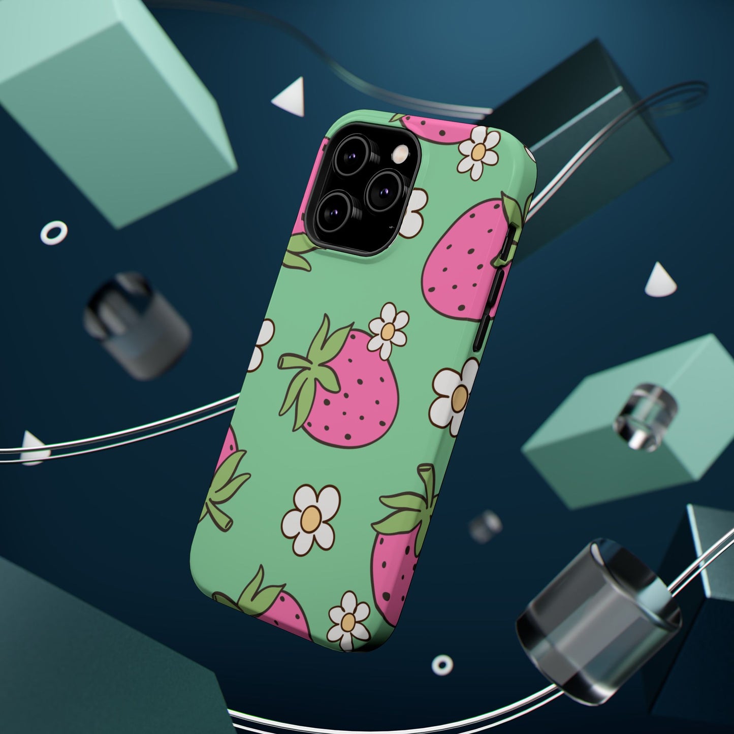 Cute Strawberry Impact-Resistant Phone Case