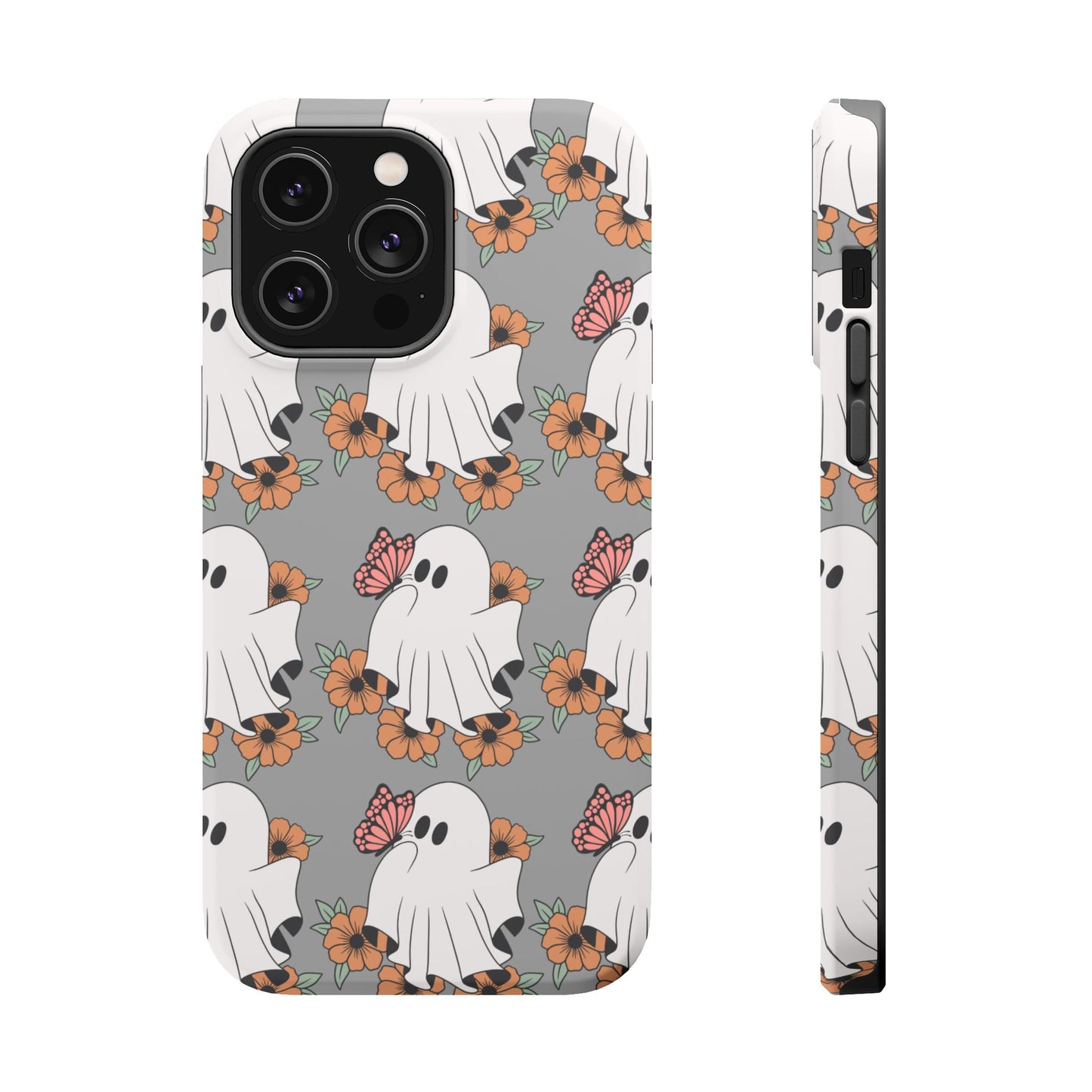Cute Ghost Floral Phone Case