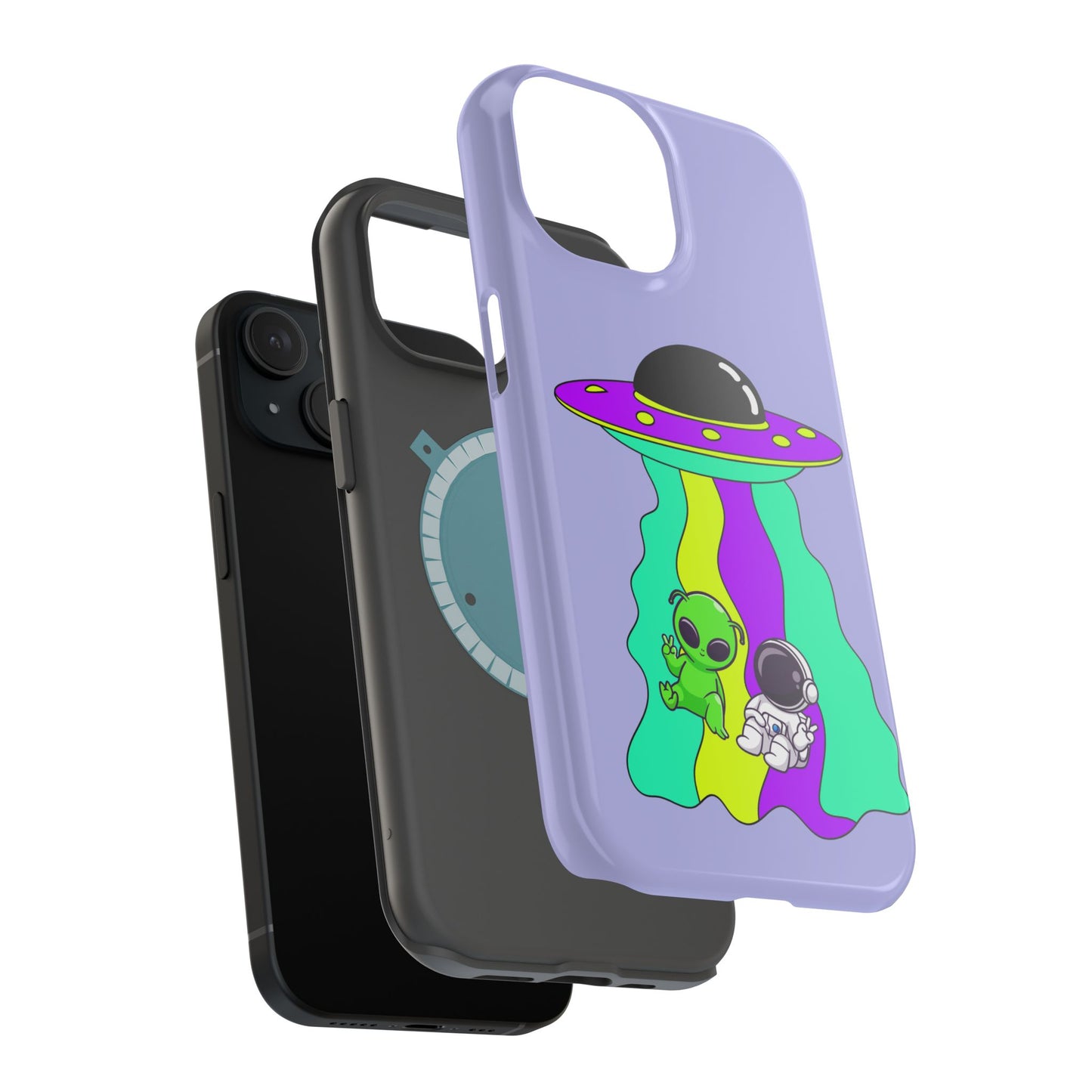 Alien and Astronaut Phone Case