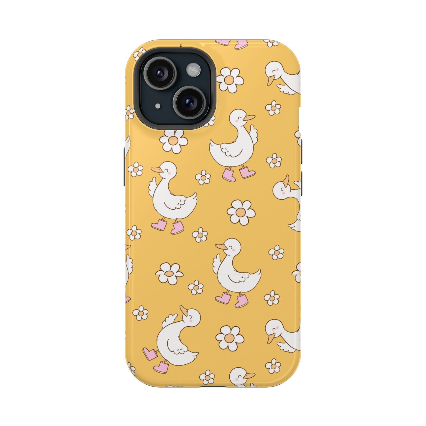 Charming Duck Pattern Magnetic Phone Case