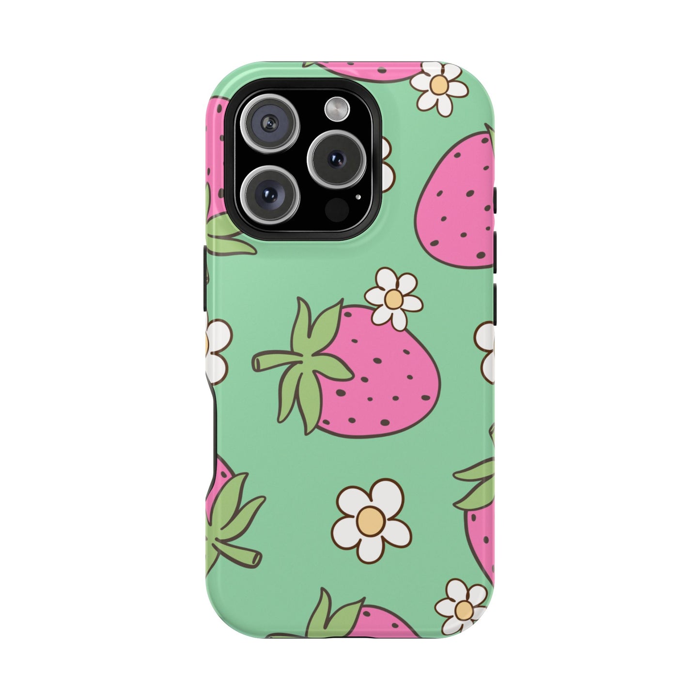 Cute Strawberry Impact-Resistant Phone Case