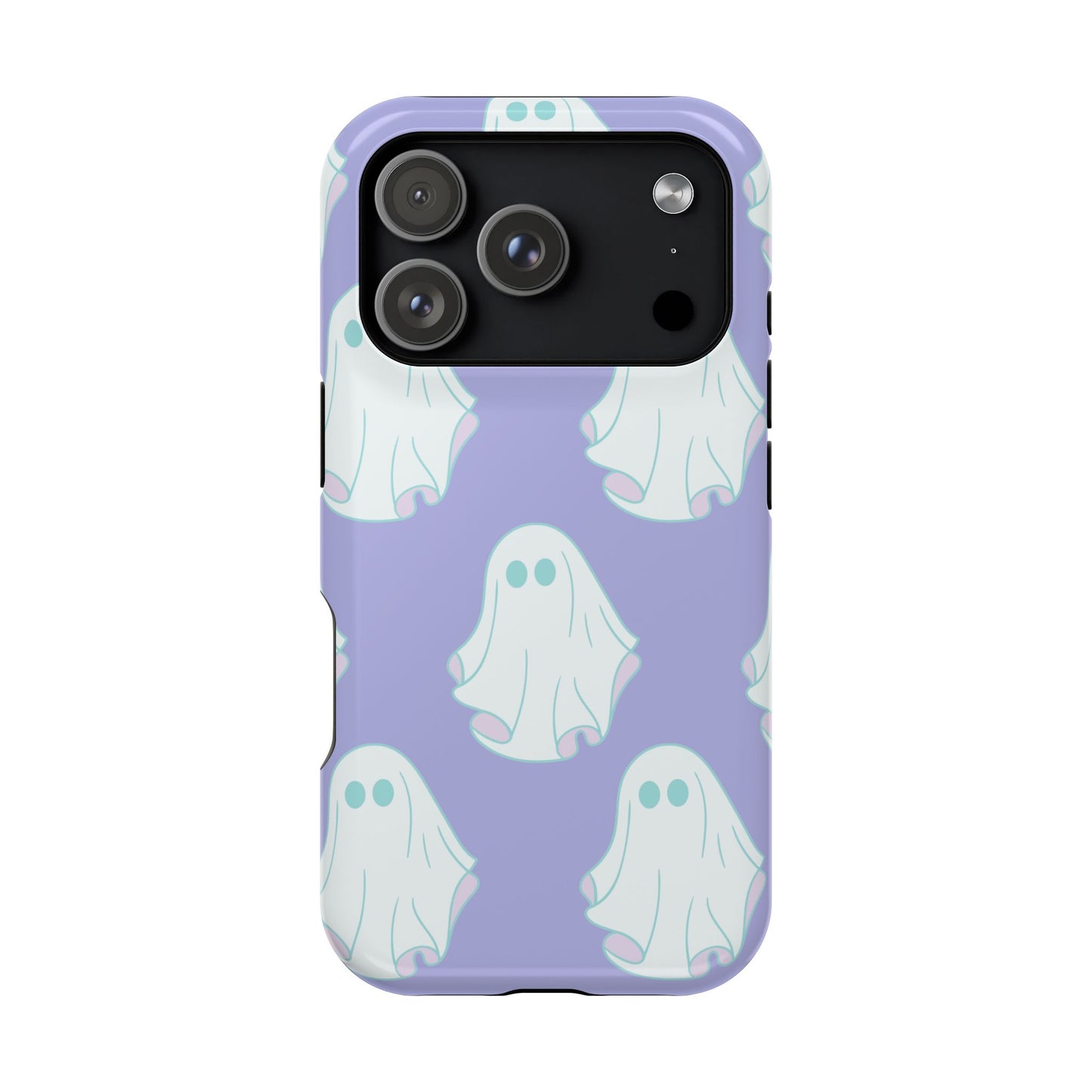 Ghost-Themed Impact-Resistant Phone Case