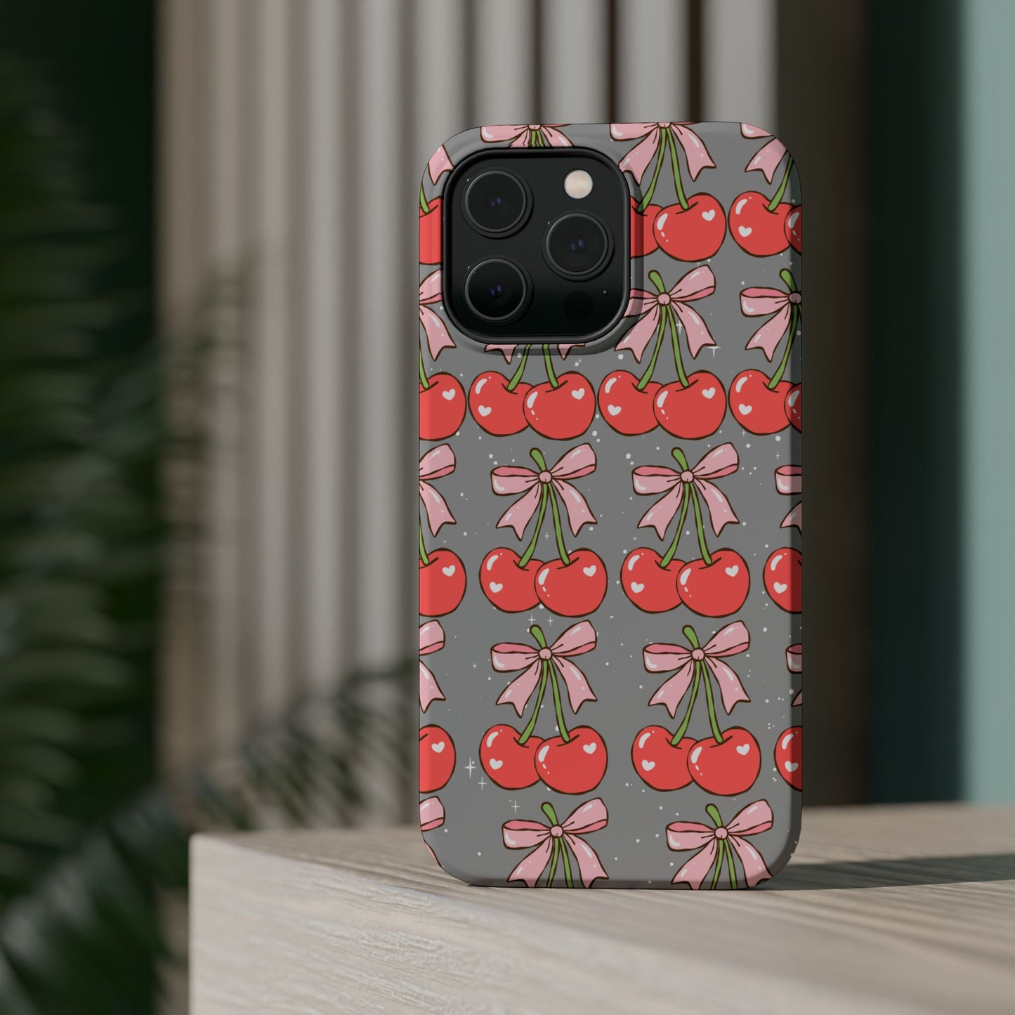 Cherry Bow Magnetic Phone Case