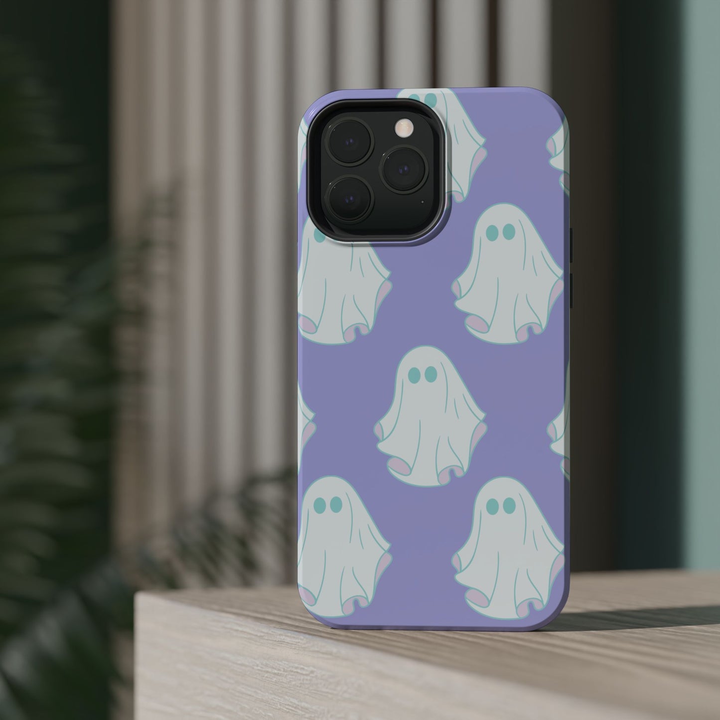 Ghost-Themed Impact-Resistant Phone Case