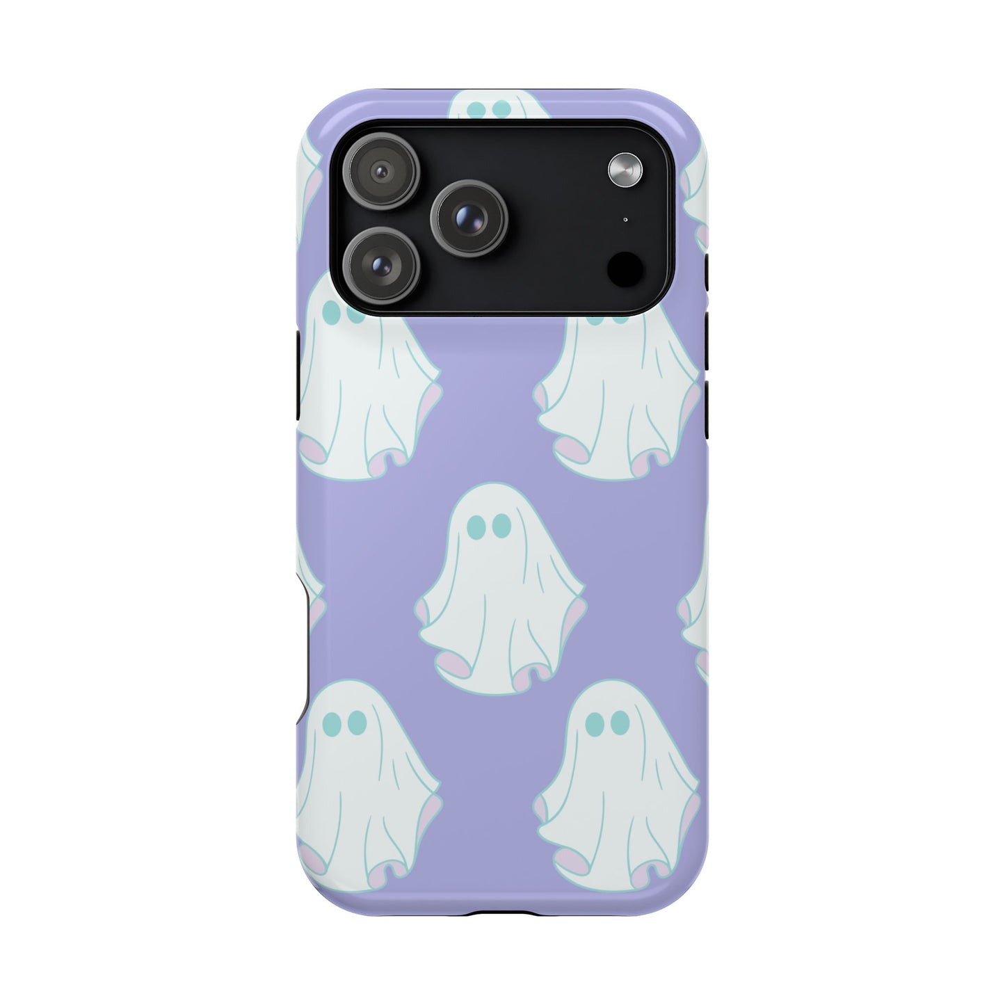Ghost-Themed Impact-Resistant Phone Case