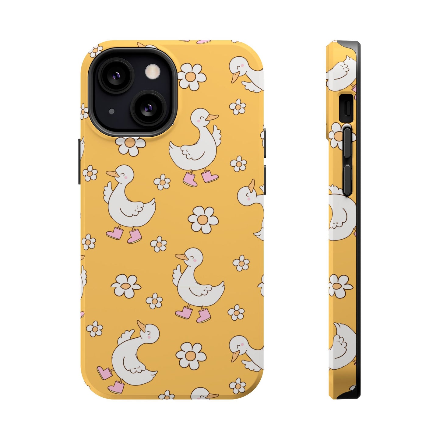 Charming Duck Pattern Magnetic Phone Case
