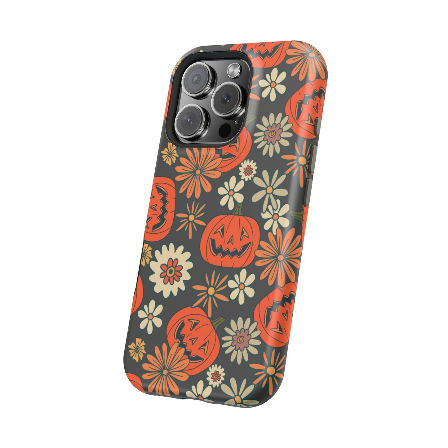 Pumpkin Floral iPhone Case