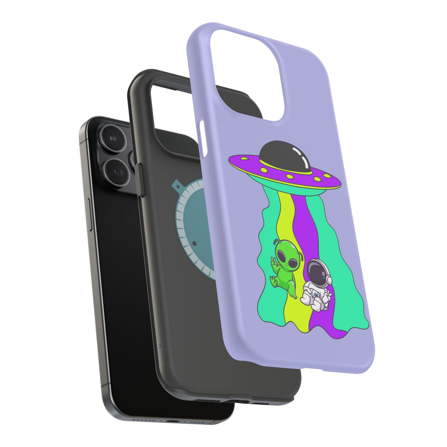 Alien and Astronaut Phone Case