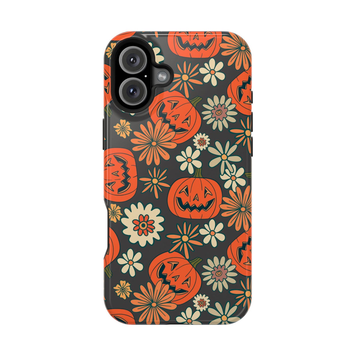Pumpkin Floral iPhone Case