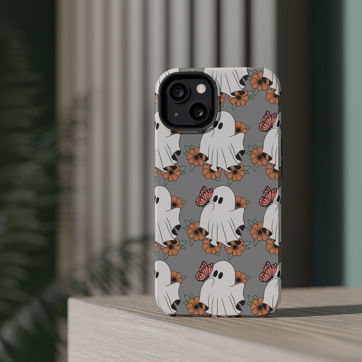 Cute Ghost Floral Phone Case