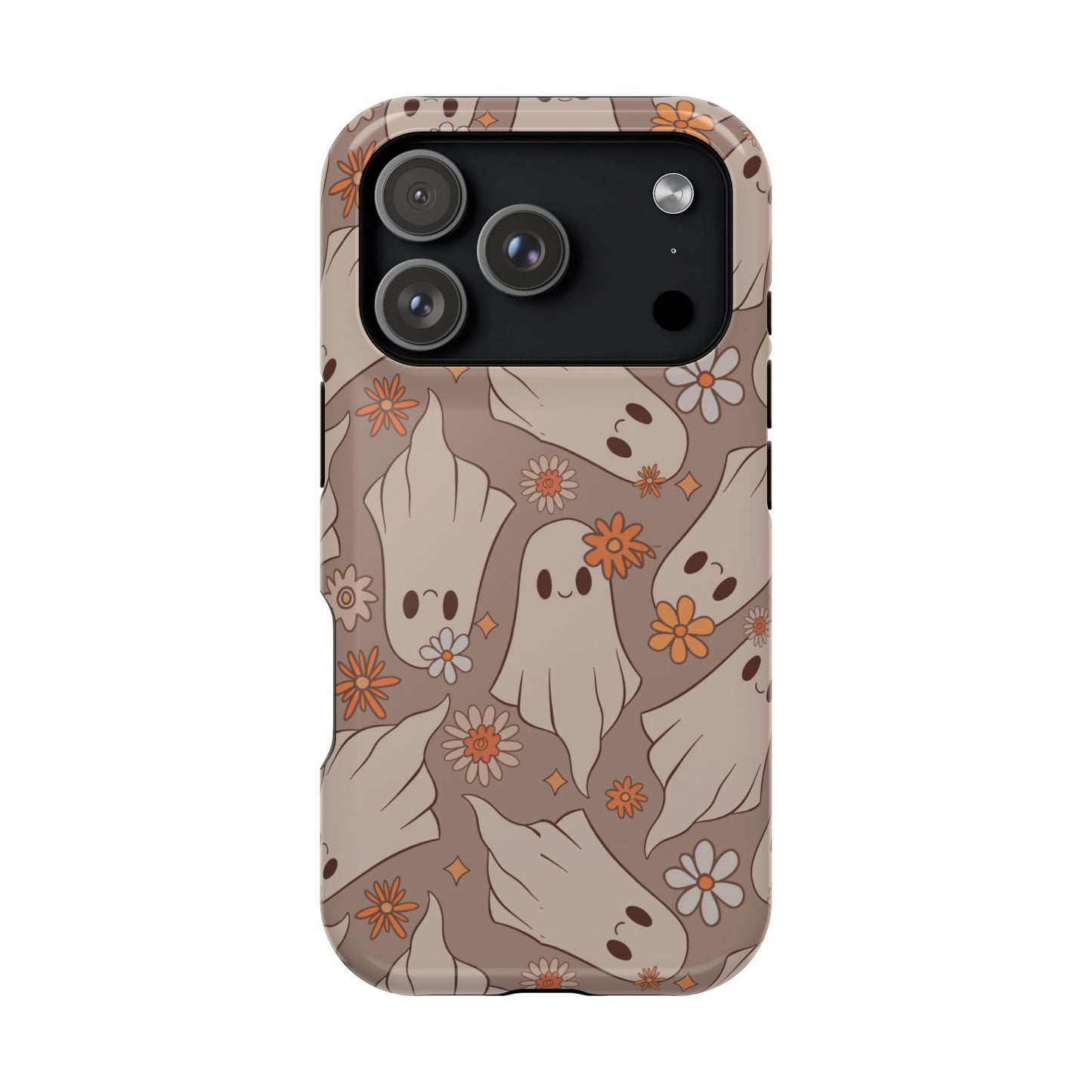 Ghostly Floral Magnetic Phone Cases