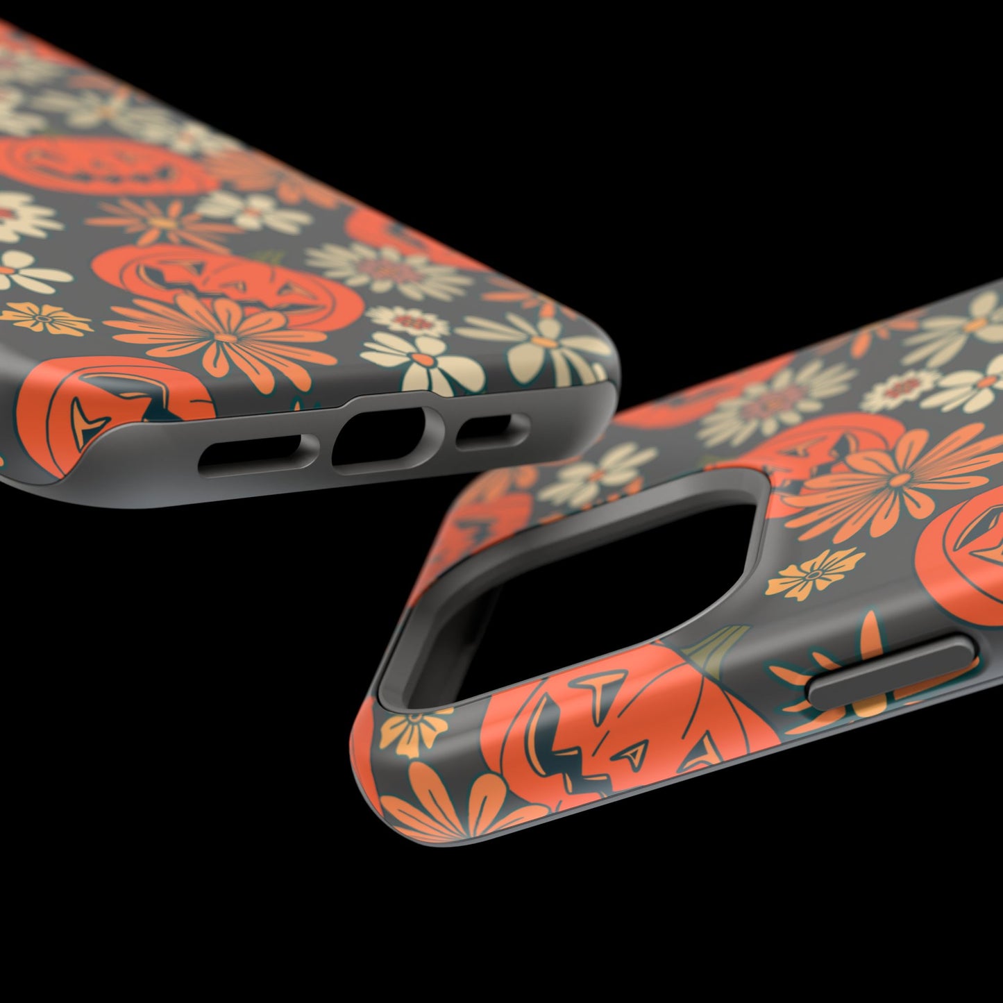 Pumpkin Floral iPhone Case